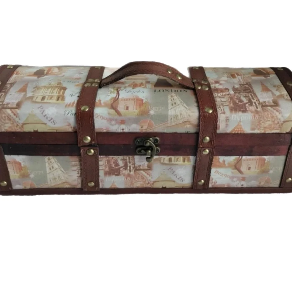 Decorative Paris Themed Wine box. Price firm unless bundled w/ 2+ of my listings